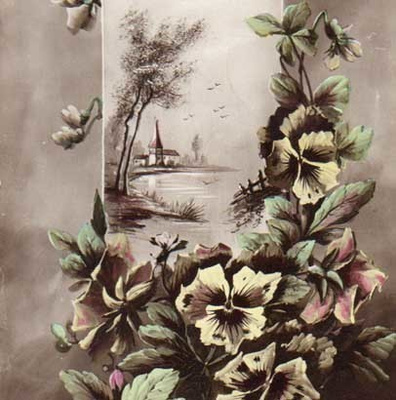 ORVOKKI / Runolliset orvokit ja maisemaidylli. 1900-l.