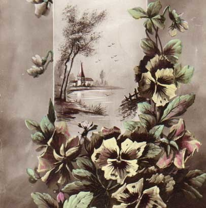 ORVOKKI / Runolliset orvokit ja maisemaidylli. 1900-l.