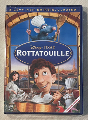 Disney-Pixar: ROTTATOUILLE (2007) suomipuhe (2DVD) *UUSI*