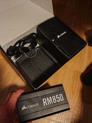 Corsair RM850, 850w 80+ gold virtalähde