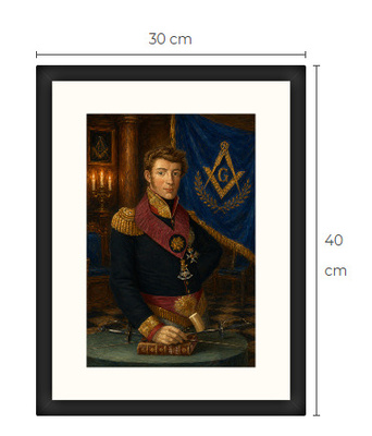 Uusi Vapaamuurari art print kehystetty 30 cm x 40 cm