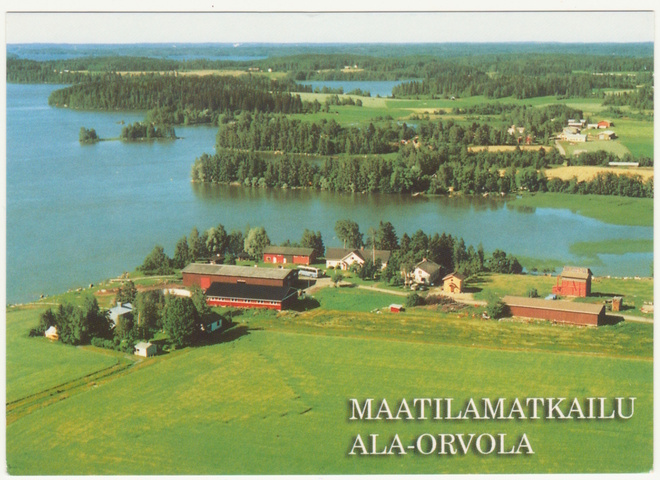 Vesilahti Ala-Orvola ilmakuva