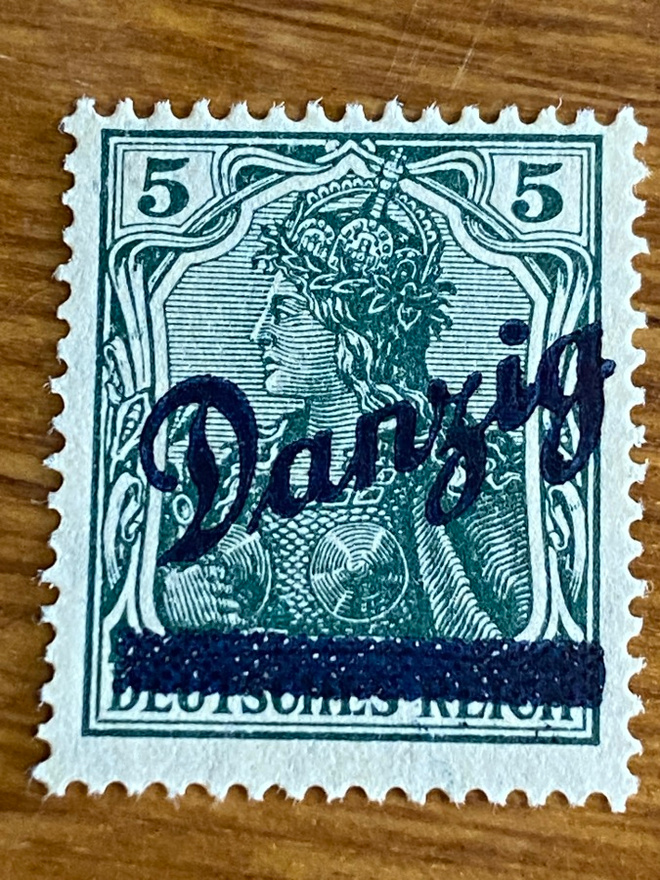 SAKSA DANZIG 1920 MERKKI**