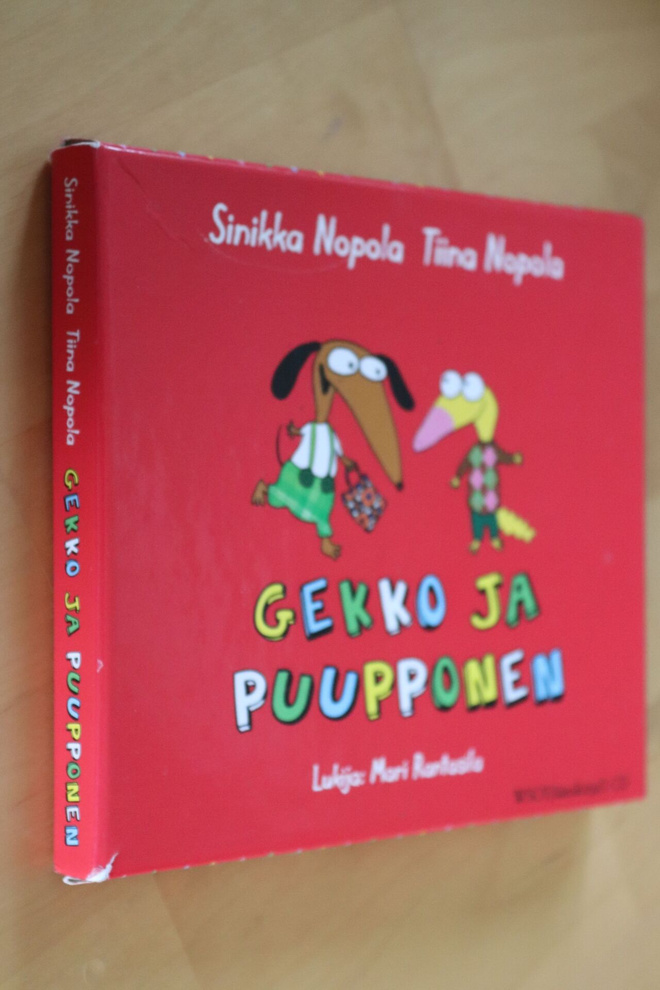 CD äänikirja Sinikka & Tiina Nopola : Gekko ja Puupponen