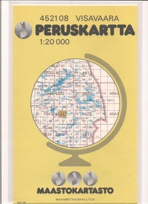 Peruskartta 1:20 000 Visavaara