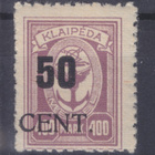 Saksa reich Memel 1923 Mi 199 postituoreena. - pikkukuva 1