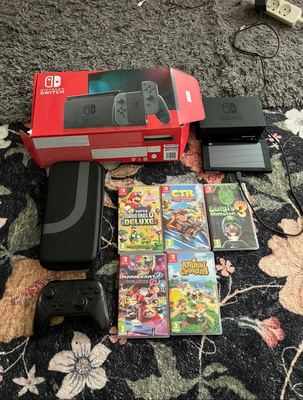Nintendo Switch+Pro controller/pelit