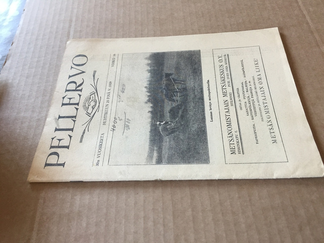 PELLERVO LEHTI 16/1929 HYVÄ