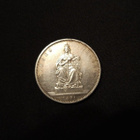 Saksa Prussia 1871 Thaler Wilhelm I  Unc! Hopeaa - pikkukuva 3