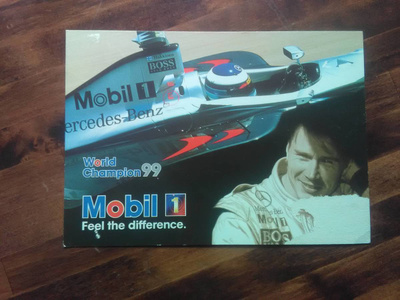 Mika Häkkinen postikortti