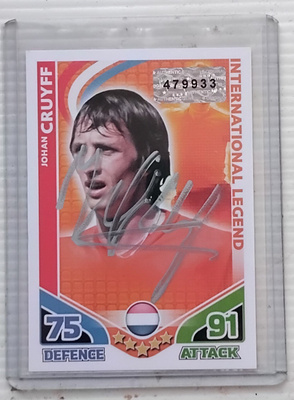 Johan Cruyff Hollanti signed