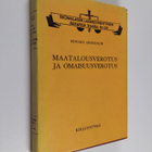 Edward Andersson : Maatalousverotus ja omaisuusverotus - pikkukuva 1