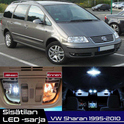 VW Sharan ( 7M ) Sisätilan LED-sarja 23-osainen
