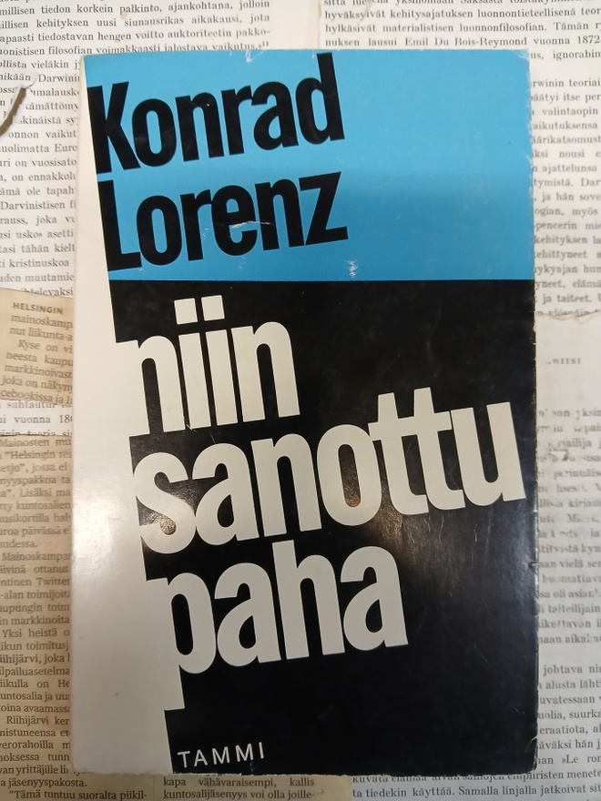 Konrad Lorenz - Niin sanottu paha (nid.)