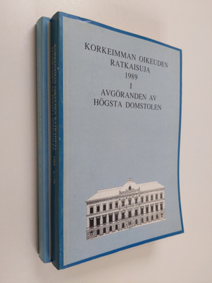 Korkeimman oikeuden ratkaisuja 1989 1-2