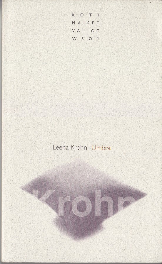 Leena Krohn: Umbra (nide 3p. Wsoy 2000)
