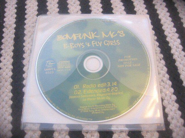 Bomfunk Mc's - B-Boys & Fly Girls (promo cds)