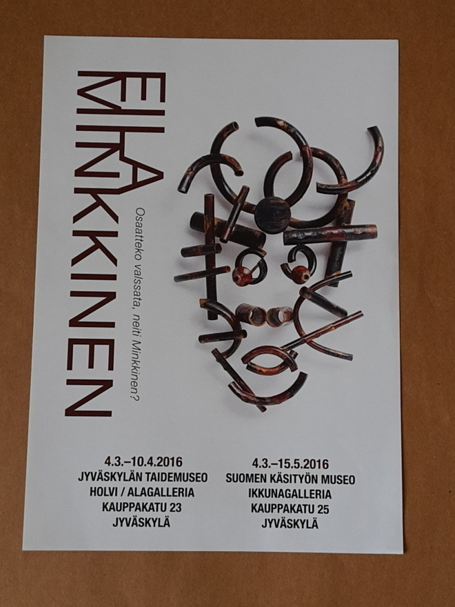 Eila Minkkinen NÄYTTELYJULISTE 2016 Jyväskylä