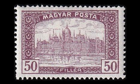 Unkari 252 * Parlamenttirakennus 50 f (1919)