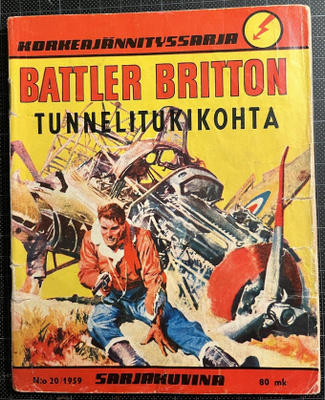 Korkeajännitys 1959 no:20; B.Britton, tunnelitukikohta