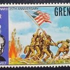 Iso Grenada-postimerkki: Roosevelt ja Iwo Jiman valtaus - pikkukuva 1