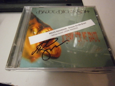 BRUCE DICKINSON SCREAM FOR ME BRAZIL CD SMITHIN NIMMARILLA