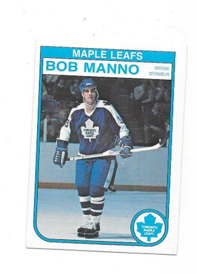 1982-83 OPC #325 Bob Manno Toronto Maple Leafs