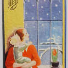 Äiti ja lapsi katselevat ikkunasta, p. 1945 + Tubi-jm - pikkukuva 1