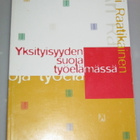 Ari Raatikainen: Yksityisyyden suoja työelämässä - pikkukuva 1