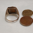 Antique Antiikki Tiikerinsilmä kivi Intaglio sormus - pikkukuva 5