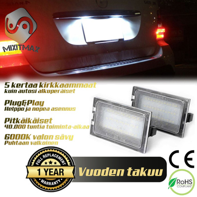 Land Rover LED rekisterikilven valot — kirkkaan