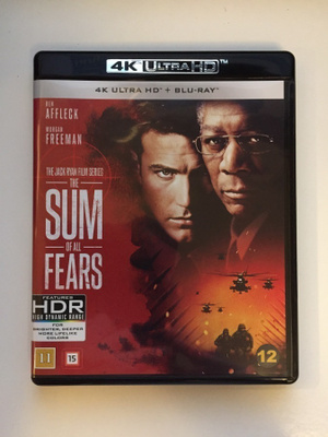 Peloista Pahin - The Sum of All Fears (4K Ultra HD + Blu-ray