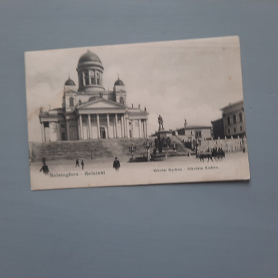 PK Helsinki Nikolain kirkko mm hevoskärryt k-05