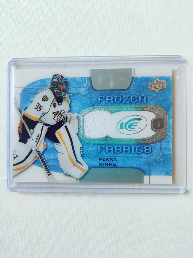 Pekka Rinne - 15-16 UD Ice Frozen Fabrics