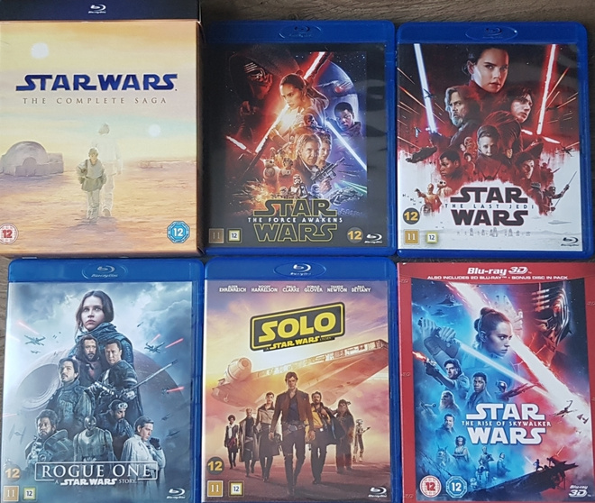 STAR WARS PAKETTI -Blu-Ray