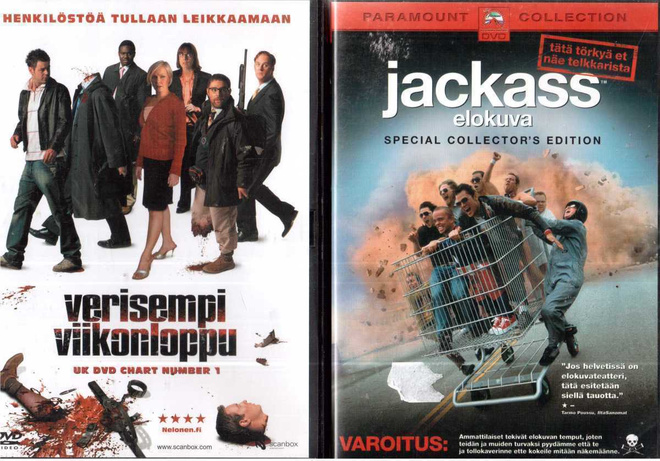 2 KPL DVD ELOKUVIA
