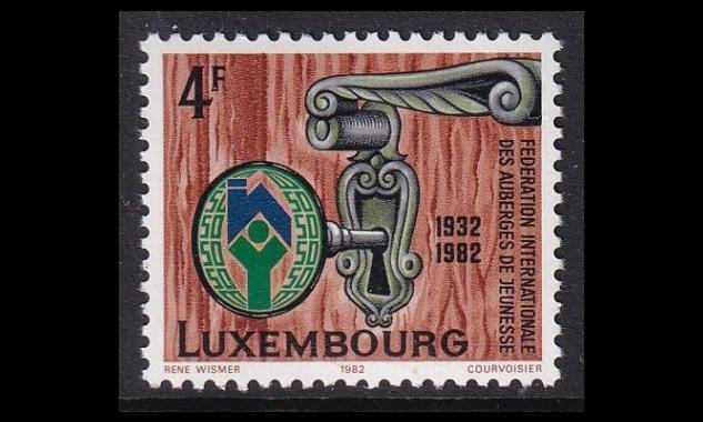 Luxemburg 1060 ** Hostelliliitto 50v (1982)
