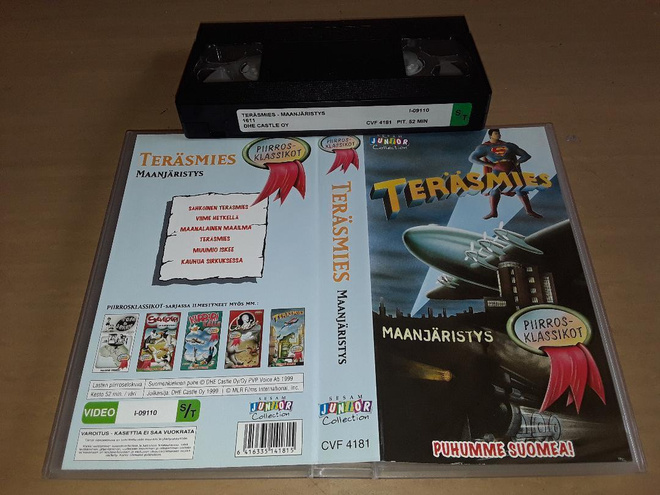 Teräsmies: Maanjäristys - SF VHS (Sesam Junior Collection)