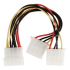 Valueline Y-kaapeli 4-pin Molex uros - 2x4-pin Molex naaras - pikkukuva 1