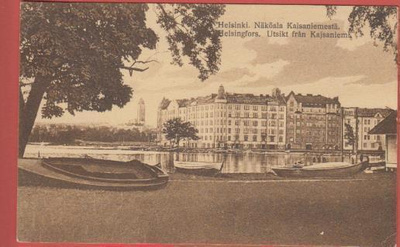 Helsinki Näköala Kaisaniemestä - kulk v 1942
