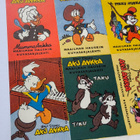 Vanha arkki 1960-luvulta Aku Ankka kirjeensulkijamerkkejä! - pikkukuva 2