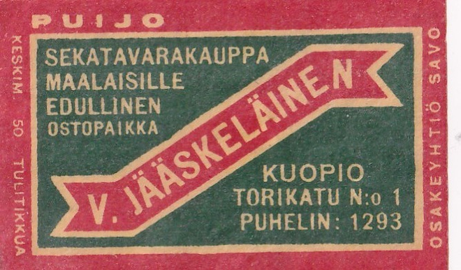 Kuopio. V. Jääskeläinen, Puijo. b490