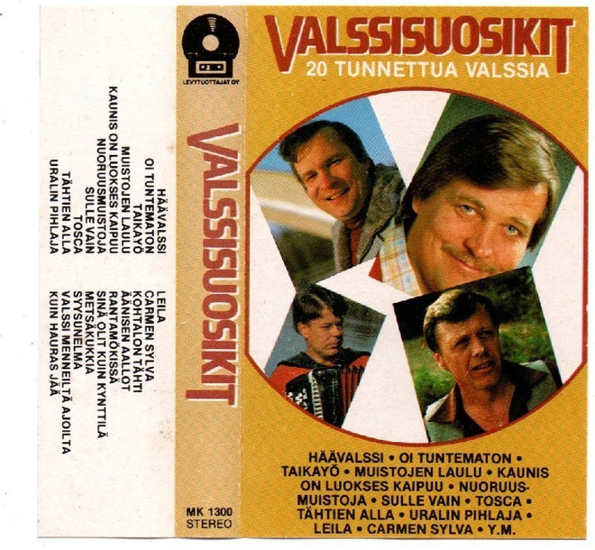 Valssisuosikit 20 tunnettua valssia  c-kasetti