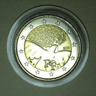 2015 Ranska 2 euro Rauha Euroopassa 70 vuotta UNC - pikkukuva 1