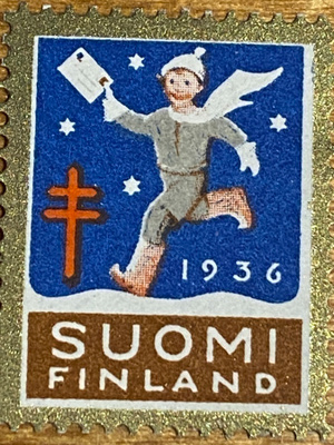 JOULUMERKKI KIRJEENKANTAJA 1936**