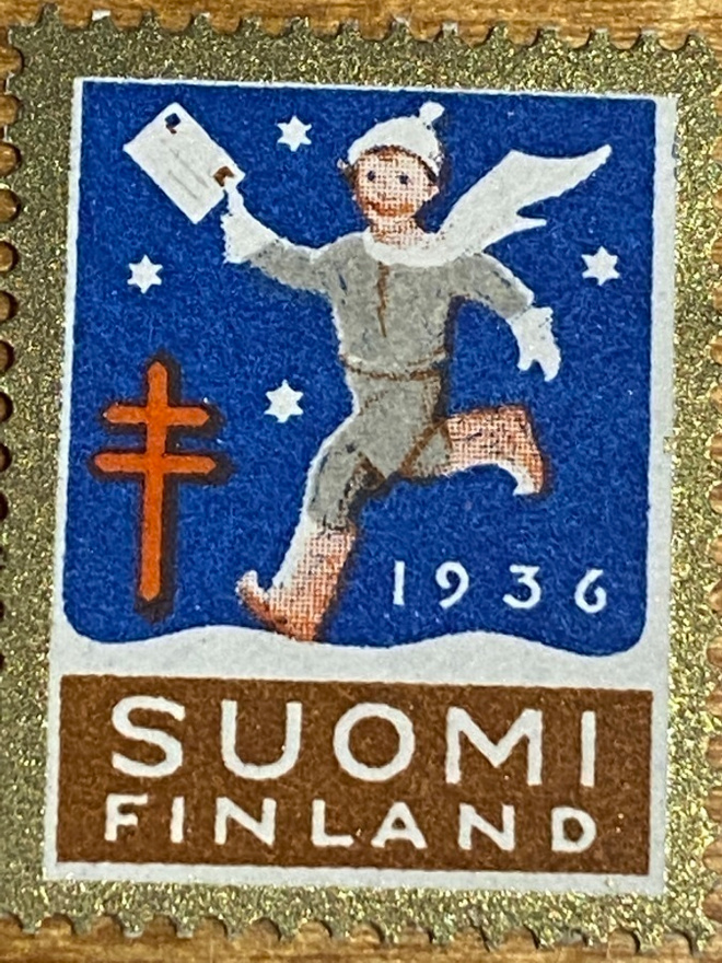 JOULUMERKKI KIRJEENKANTAJA 1936**