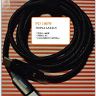 PD 100W USB C - USB  C lataus/datakaapeli/digitaalinäyttö 2m - pikkukuva 4
