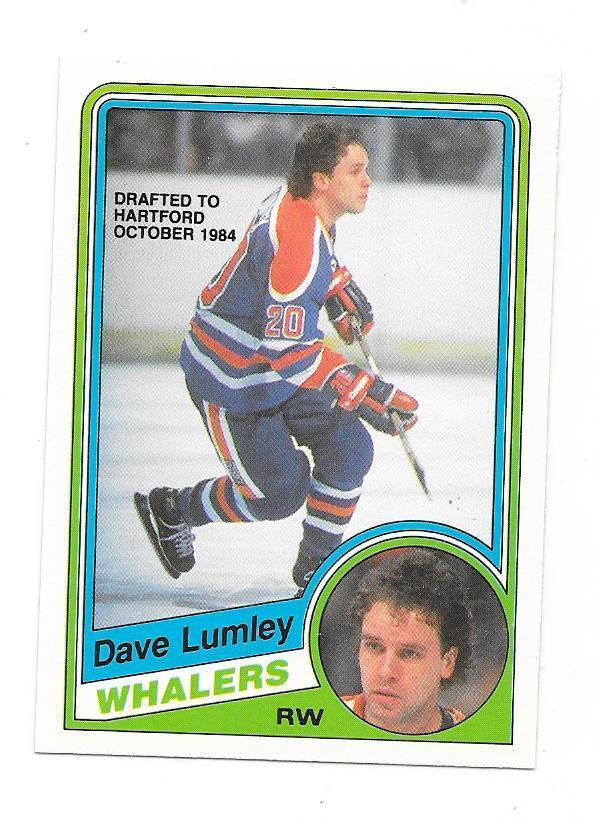 1984-85 OPC #252 Dave Lumley Hartford Whalers