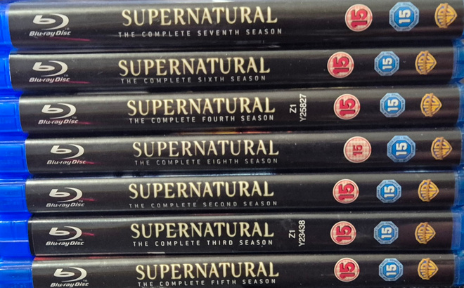 Supernatural: Kaudet 2-8 -Blu-Ray.ei suomitekstejä