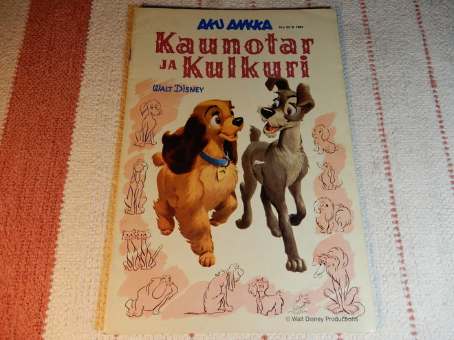 AKU ANKKA 52B 1984  KAUNOTAR JA KULKURI